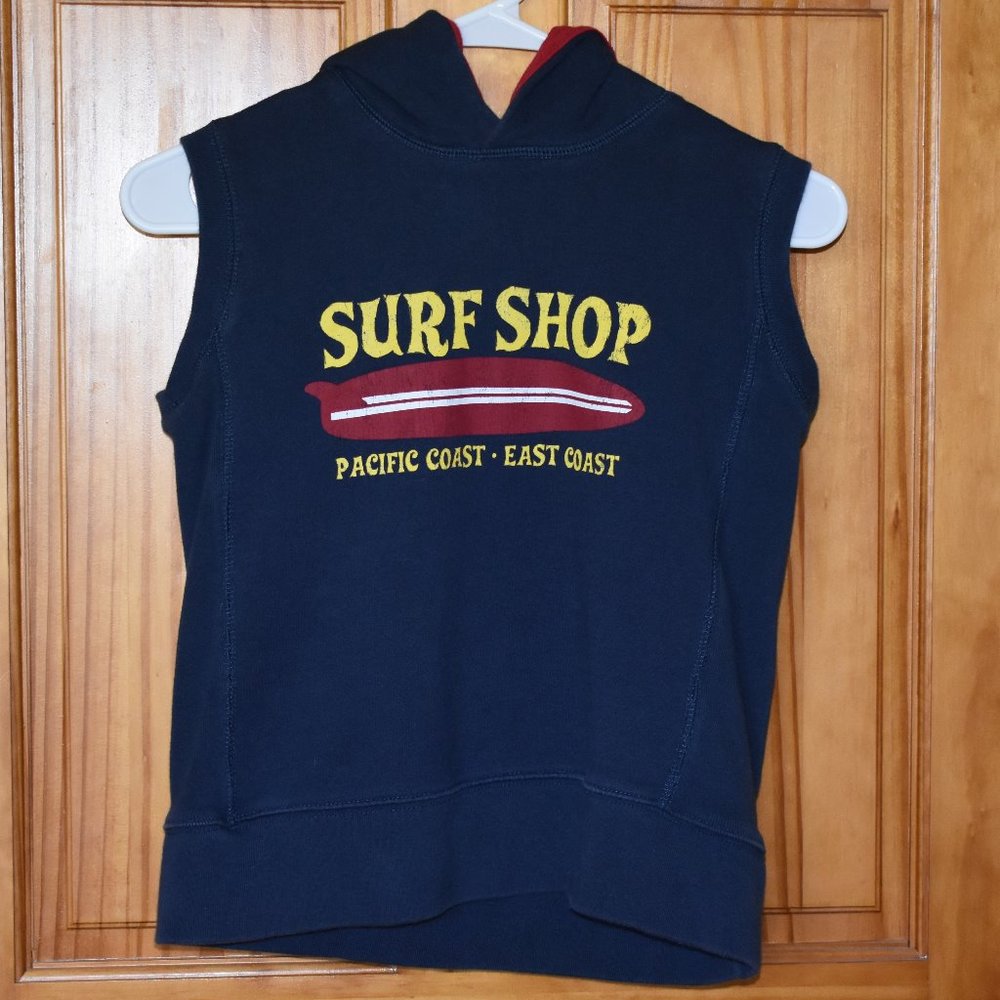 *3 for 25* Old Navy Boys' Sleeveless Navy Hoodie 7
